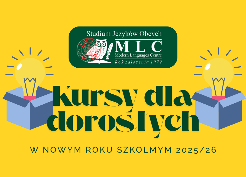 Kursy dla dorosłych w nowym roku szkolnym 2025/2026!