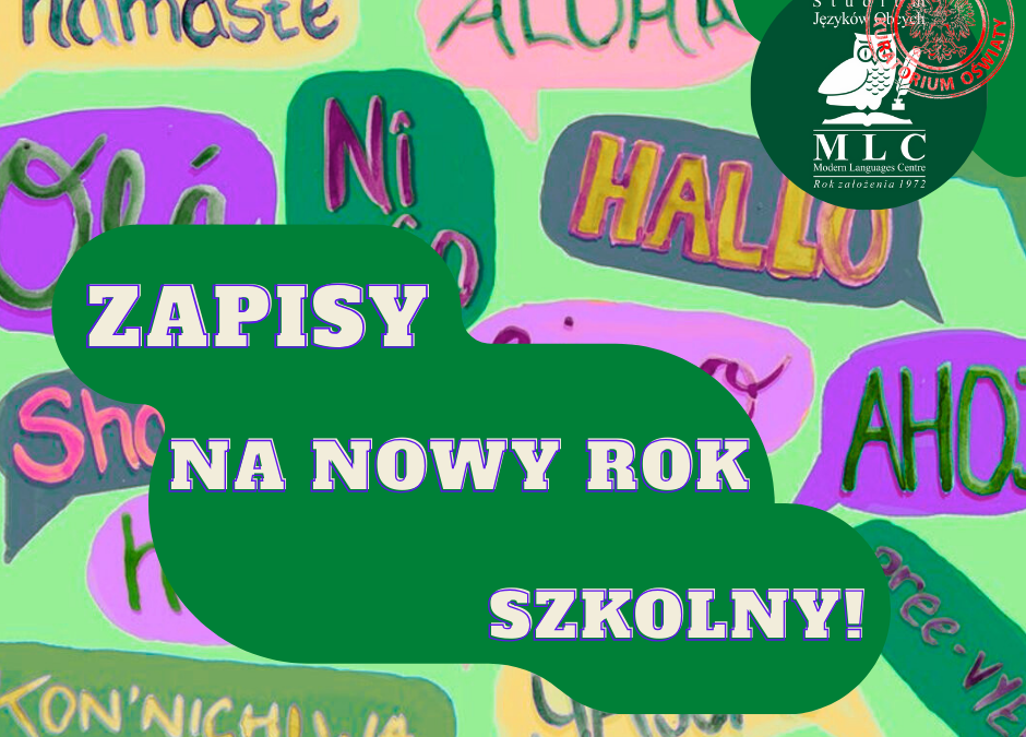 Zapisy na Nowy Rok Szkolny 2025/2026!