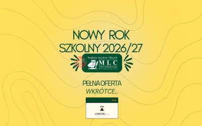 Nowy rok szkolny 2026/2027!